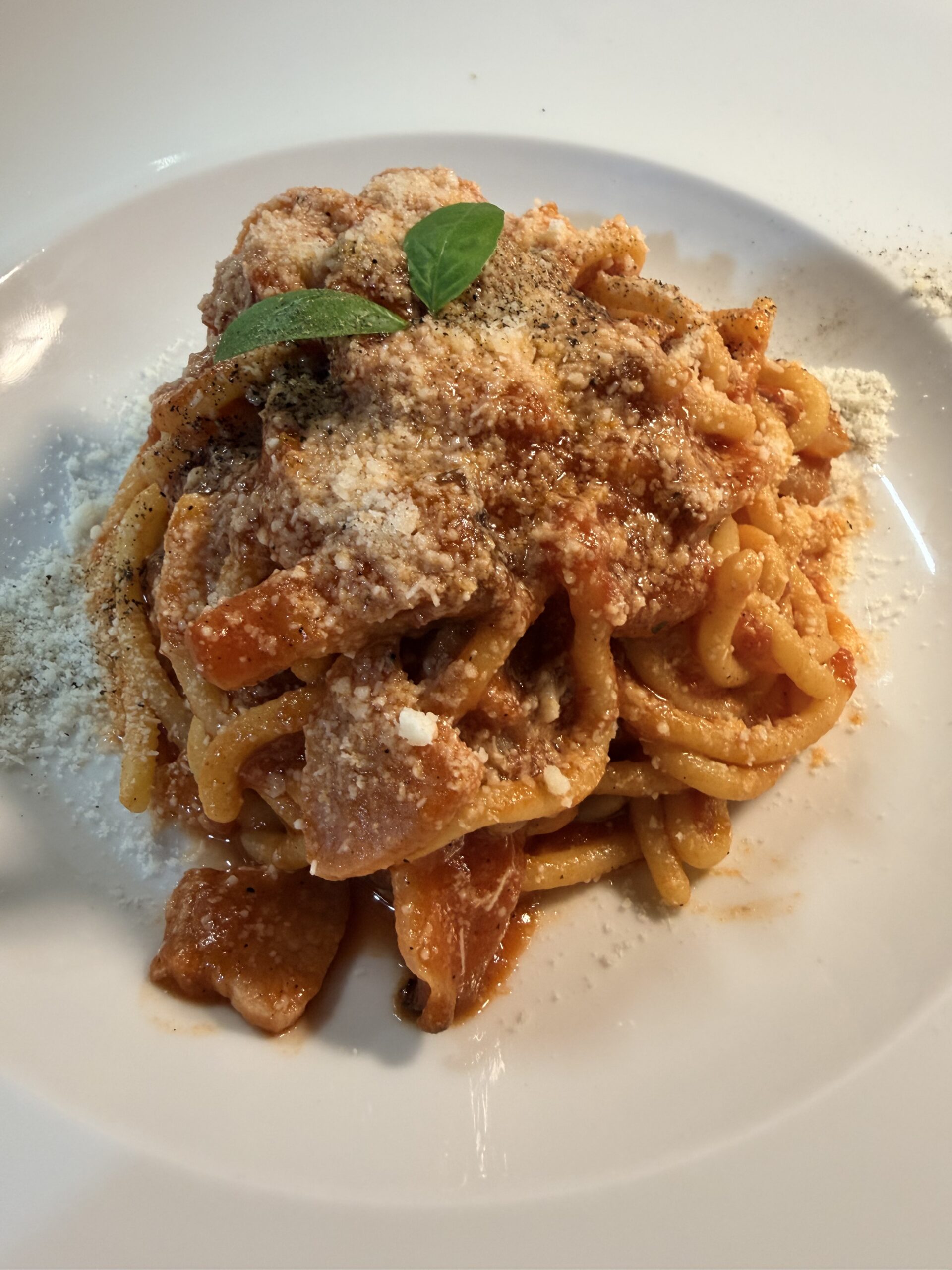 Bigoli artigianali all’amatriciana
