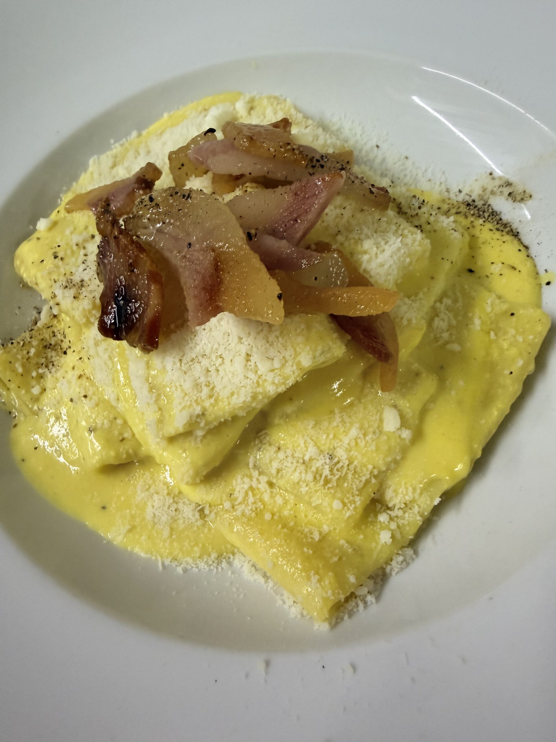 Paccheri artigianali alla Carbonara